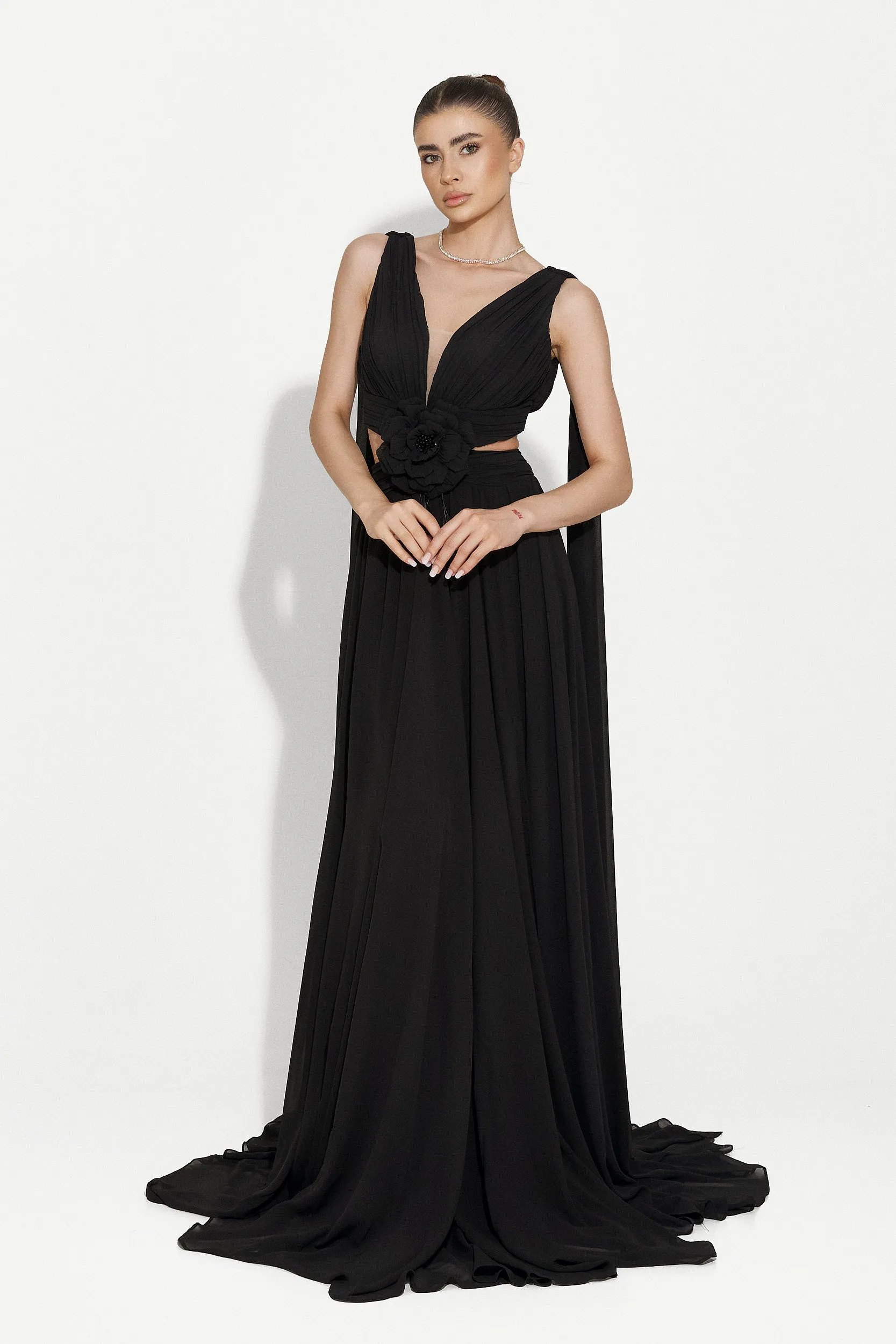 Rochie dama lunga neagra Ruba Bogas sold by bogas product image thumbnail 5