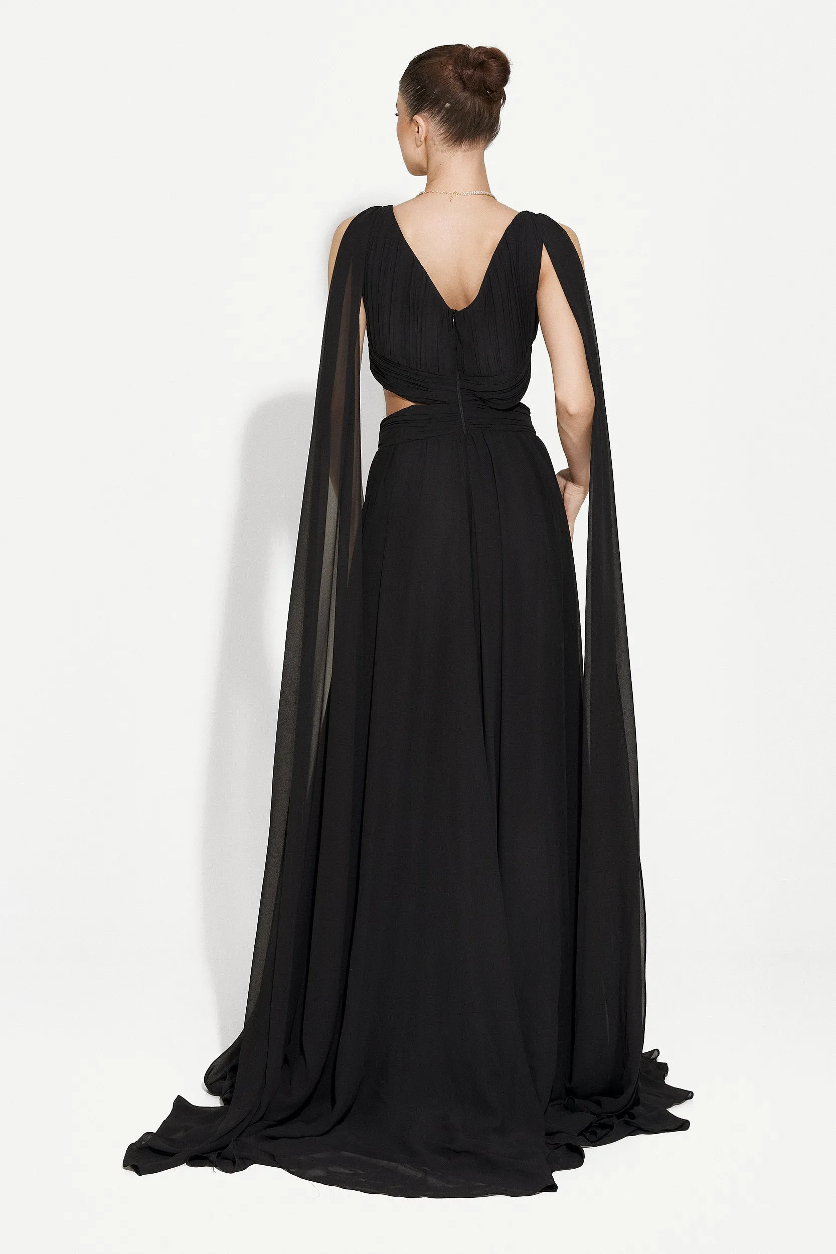 Rochie dama lunga neagra Ruba Bogas sold by bogas product image thumbnail 2