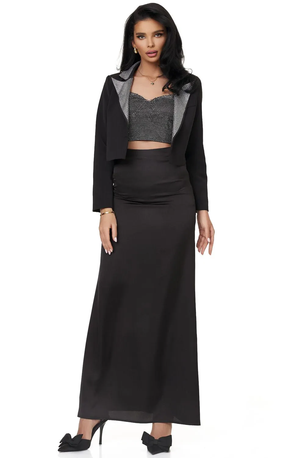 Fusta dama eleganta neagra Glysa Bogas sold by bogas product image thumbnail 2