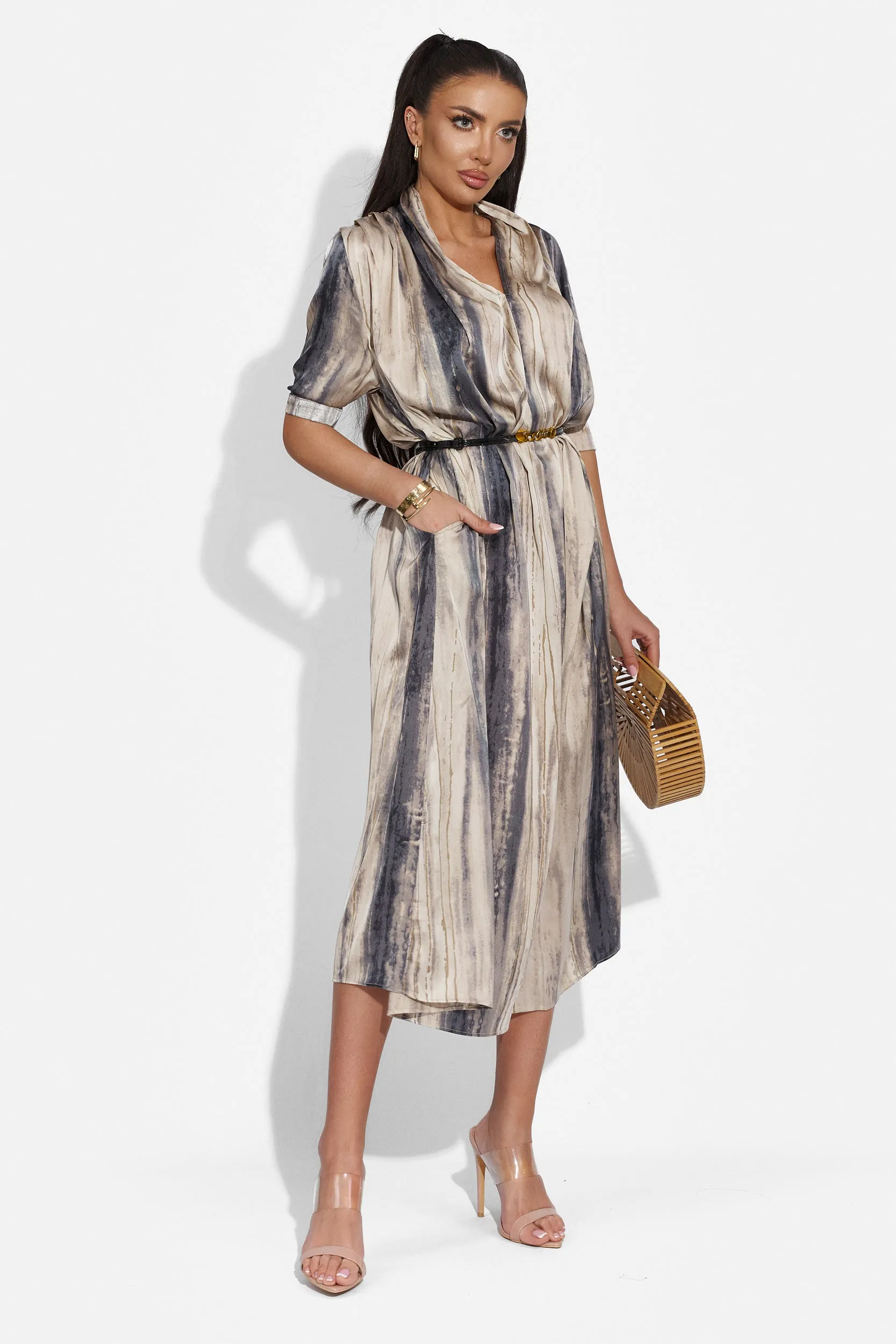 Rochie dama lunga gri Selage Bogas sold by bogas product image thumbnail 4