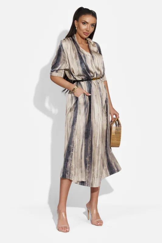 Rochie dama lunga gri Selage Bogas sold by bogas