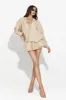 Compleu cu fusta dama casual bej Bestiny Bogas sold by bogas