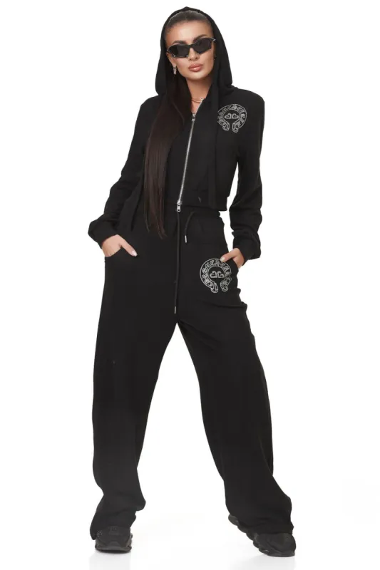 Compleu dama casual negru Melela Bogas sold by bogas