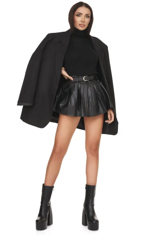 Fusta pantalon dama neagra Tinesy Bogas sold by bogas