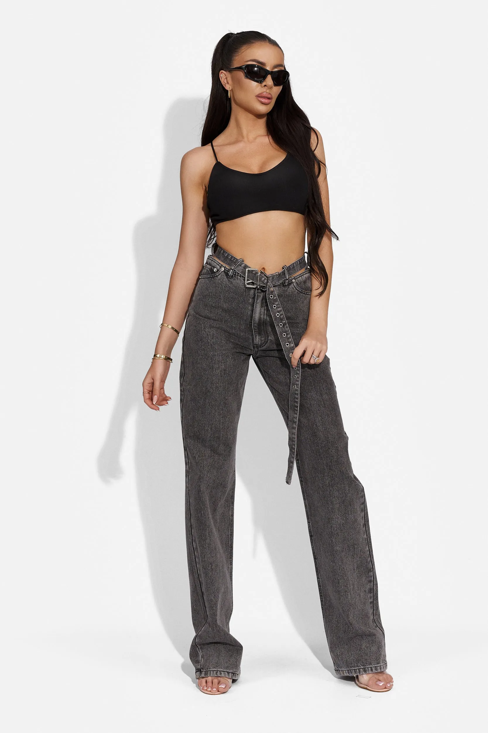 Blugi dama casual gri Getia Bogas sold by bogas