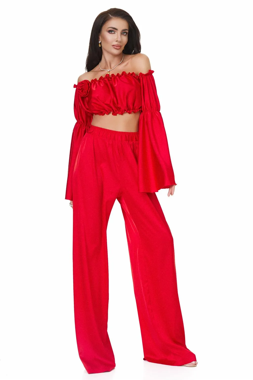 Compleu dama elegant rosu Energya Bogas sold by bogas