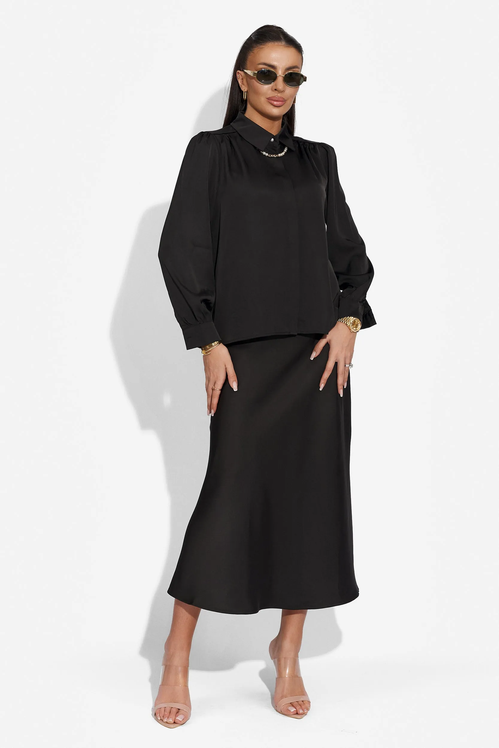 Camasa dama eleganta neagra Susha Bogas sold by bogas product image thumbnail 3