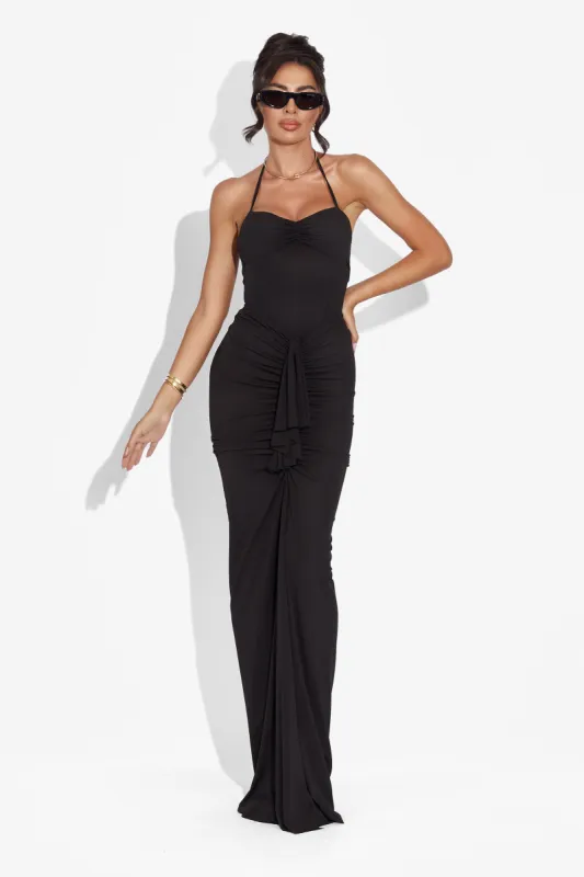 Compleu cu fusta negru Valinda Bogas sold by bogas