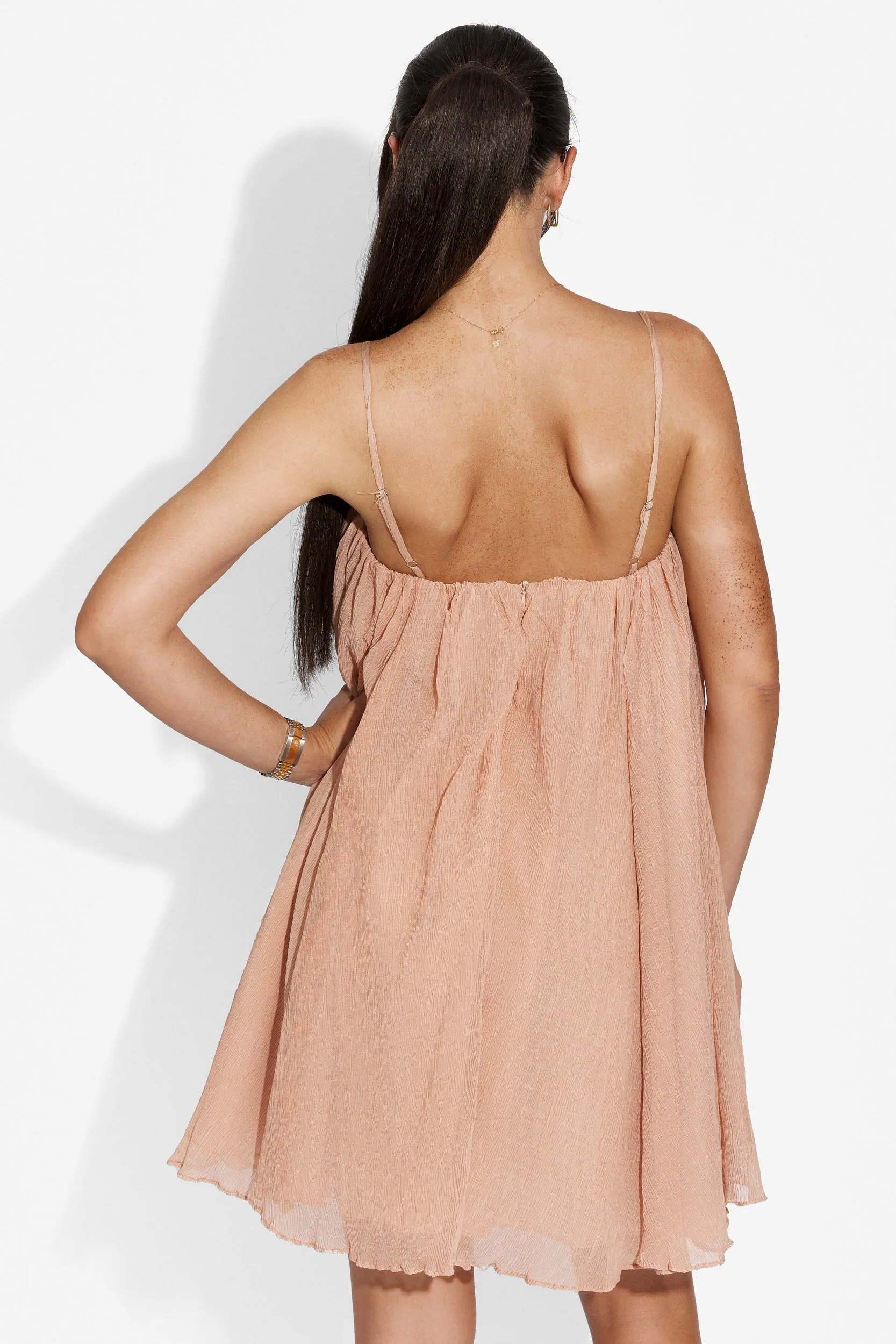 Rochie dama scurta bej Scruta Bogas sold by bogas product image thumbnail 5