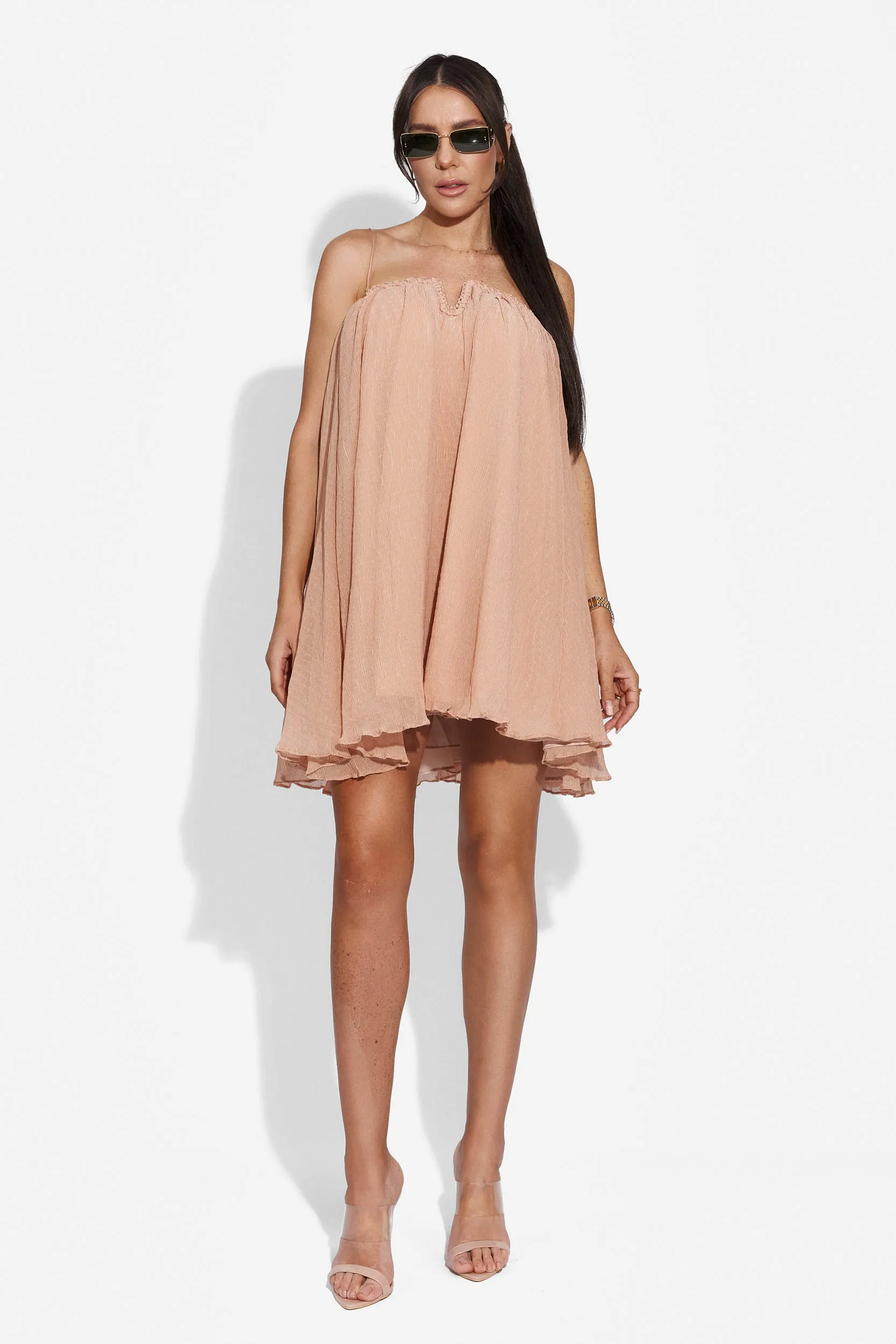 Rochie dama scurta bej Scruta Bogas sold by bogas product image thumbnail 3