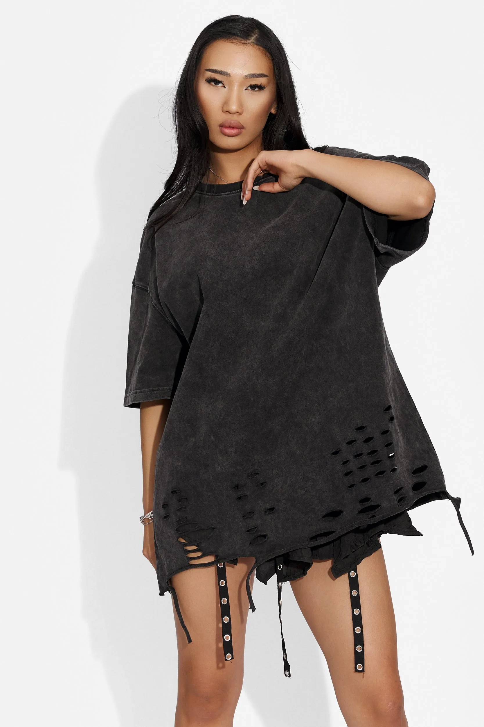 Fusta dama casual neagra Juliena Bogas sold by bogas product image thumbnail 5