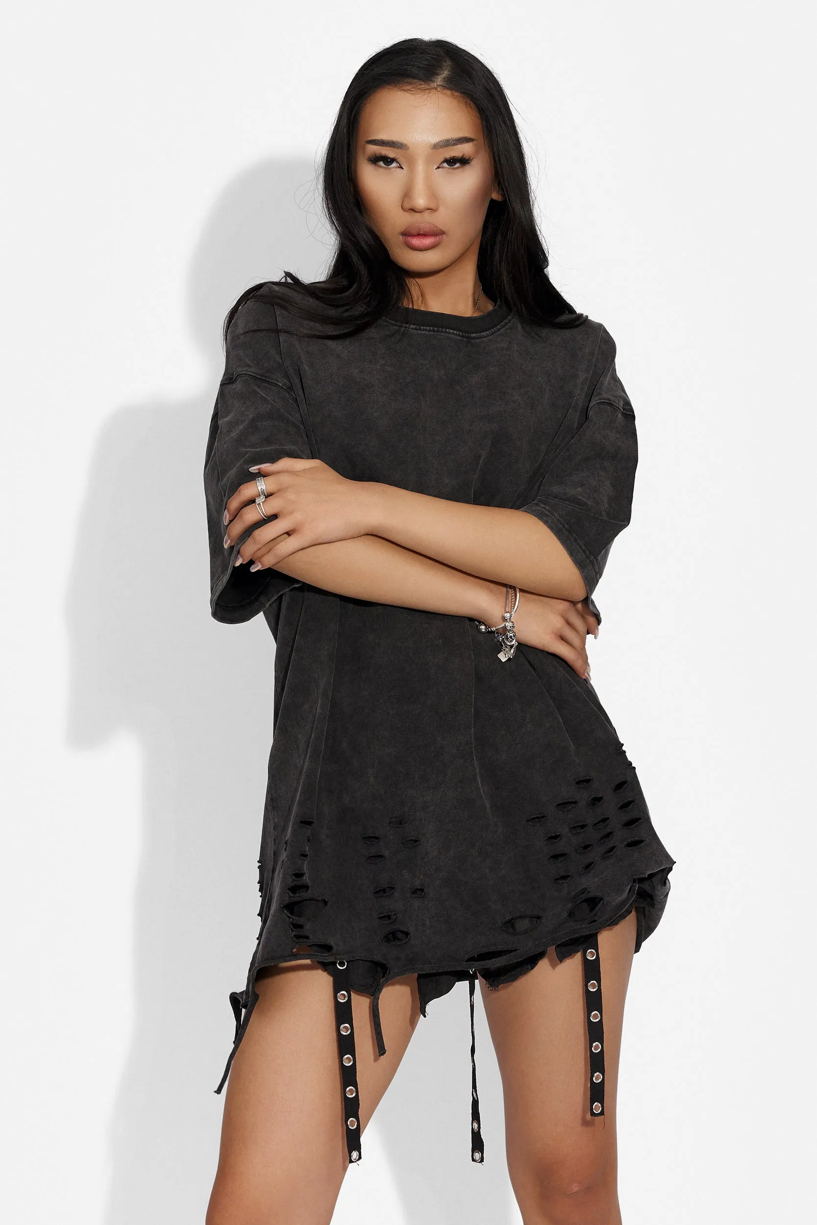 Fusta dama casual neagra Juliena Bogas sold by bogas product image thumbnail 4