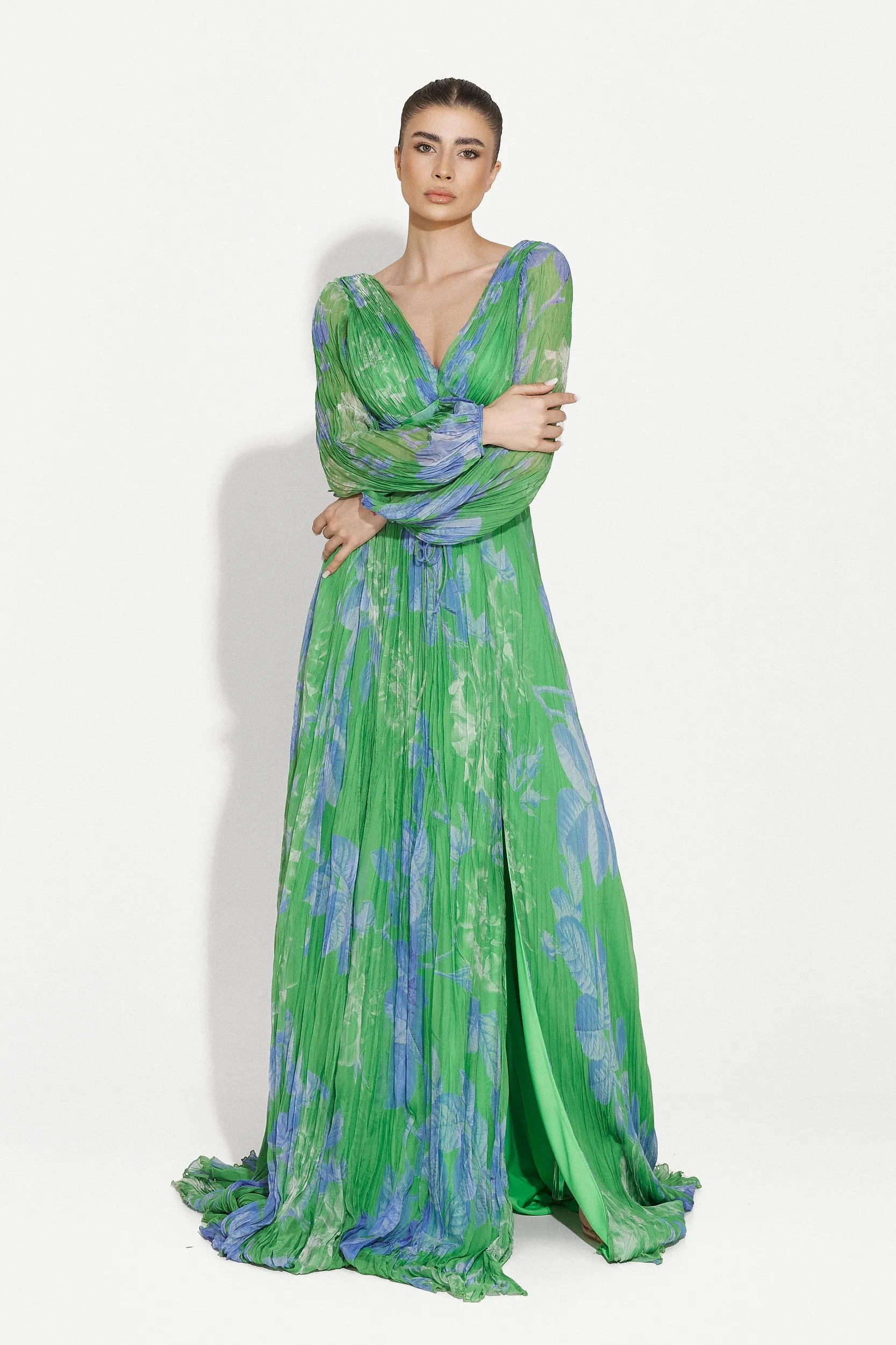 Rochie dama lunga verde Sintia Bogas sold by bogas product image thumbnail 5