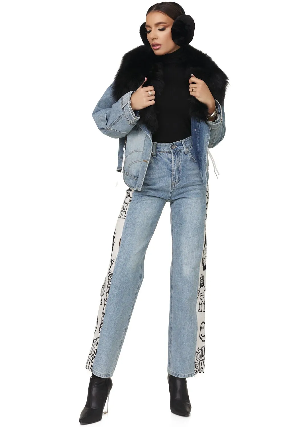 Blugi dama casual bleu Medelia Bogas sold by bogas product image thumbnail 4