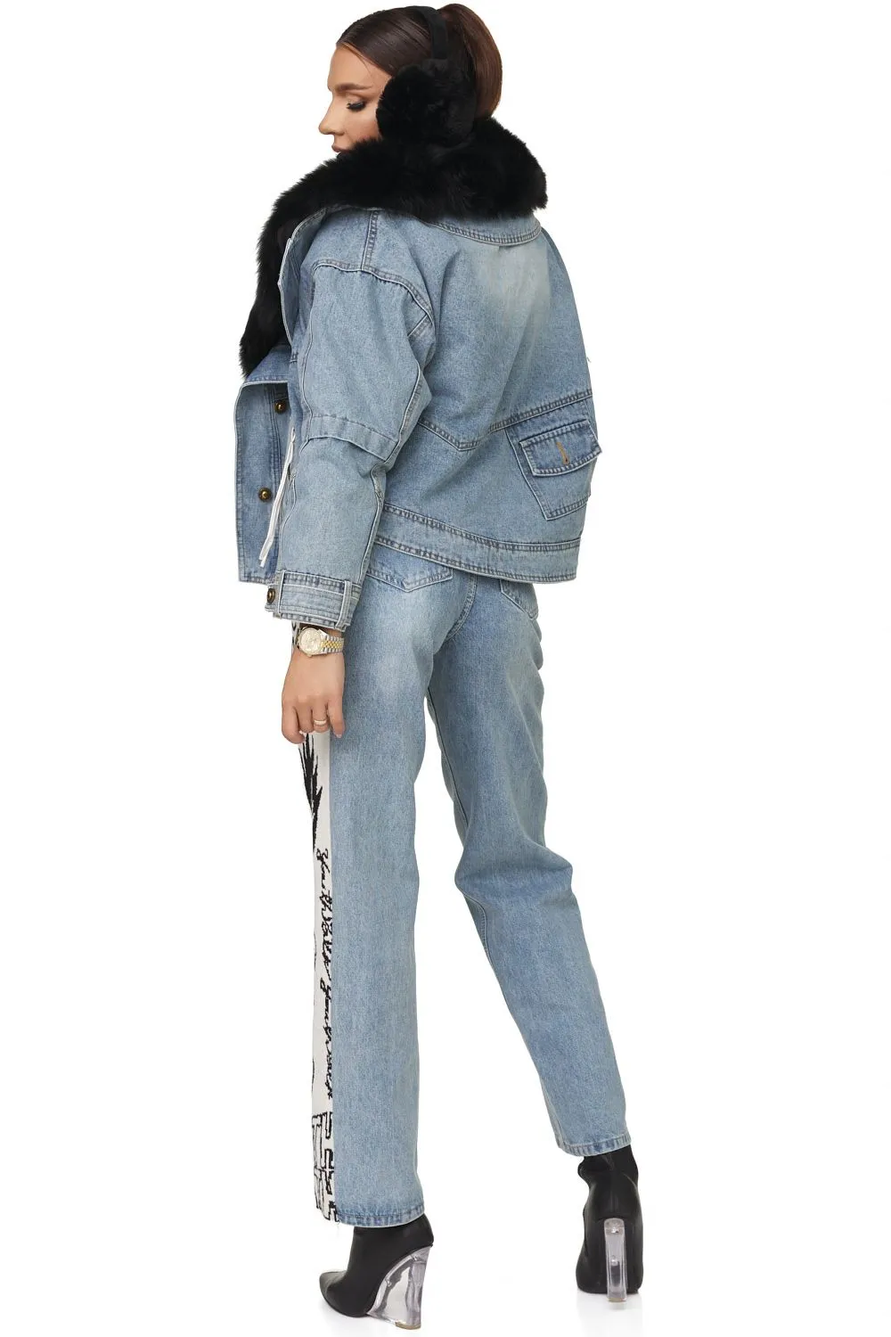 Blugi dama casual bleu Medelia Bogas sold by bogas product image thumbnail 5