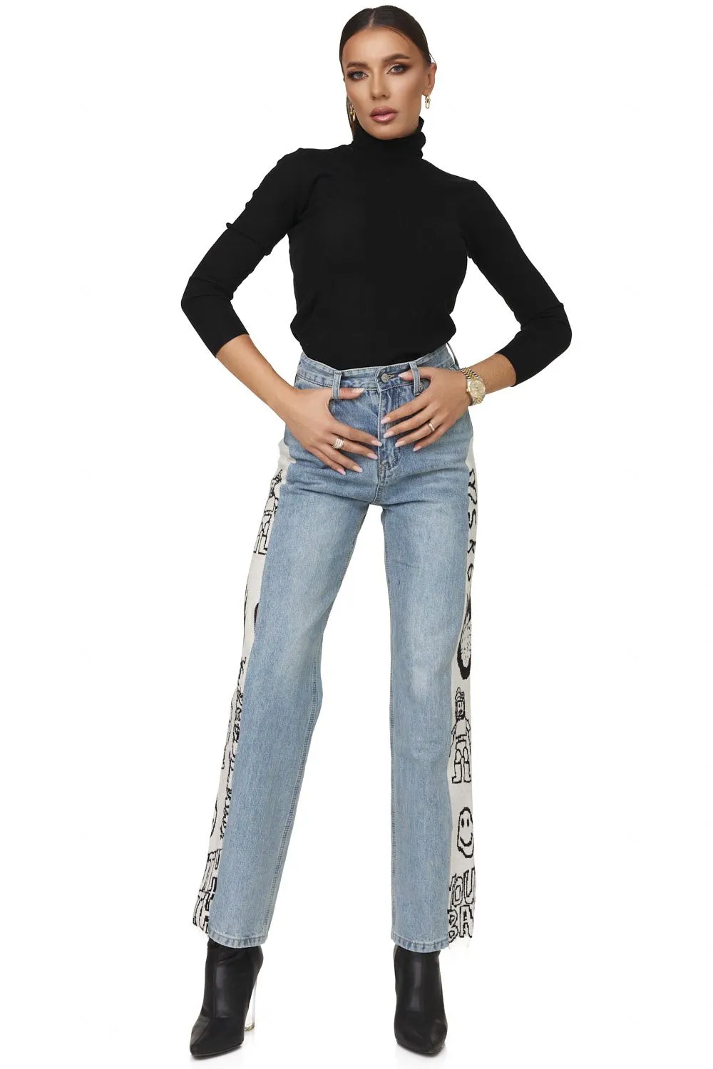 Blugi dama casual bleu Medelia Bogas sold by bogas