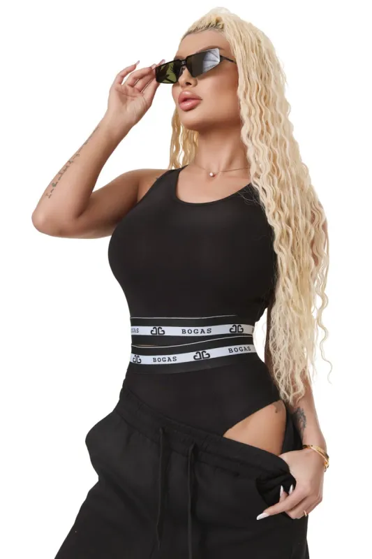 Bustiera + Bikini dama negru Barbiefel Bogas sold by bogas