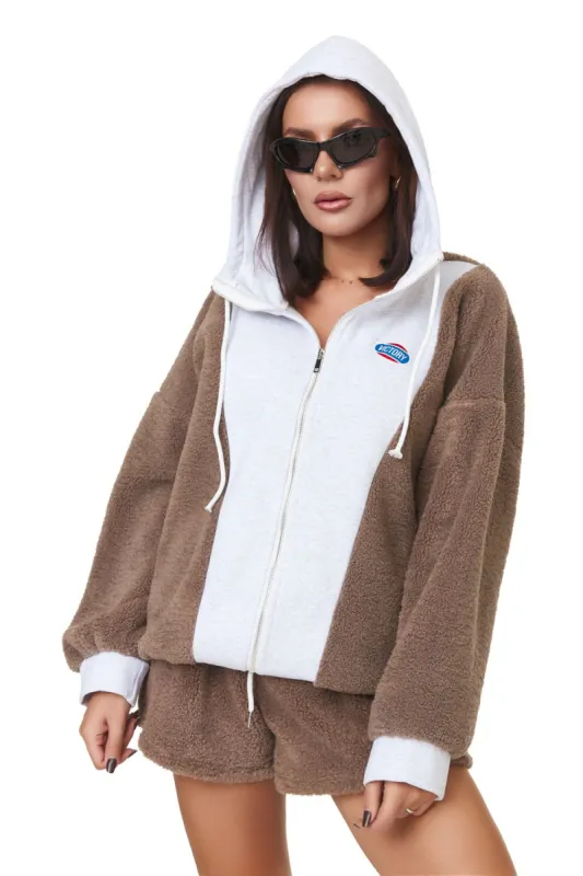 Compleu dama casual maro Zayza Bogas sold by bogas