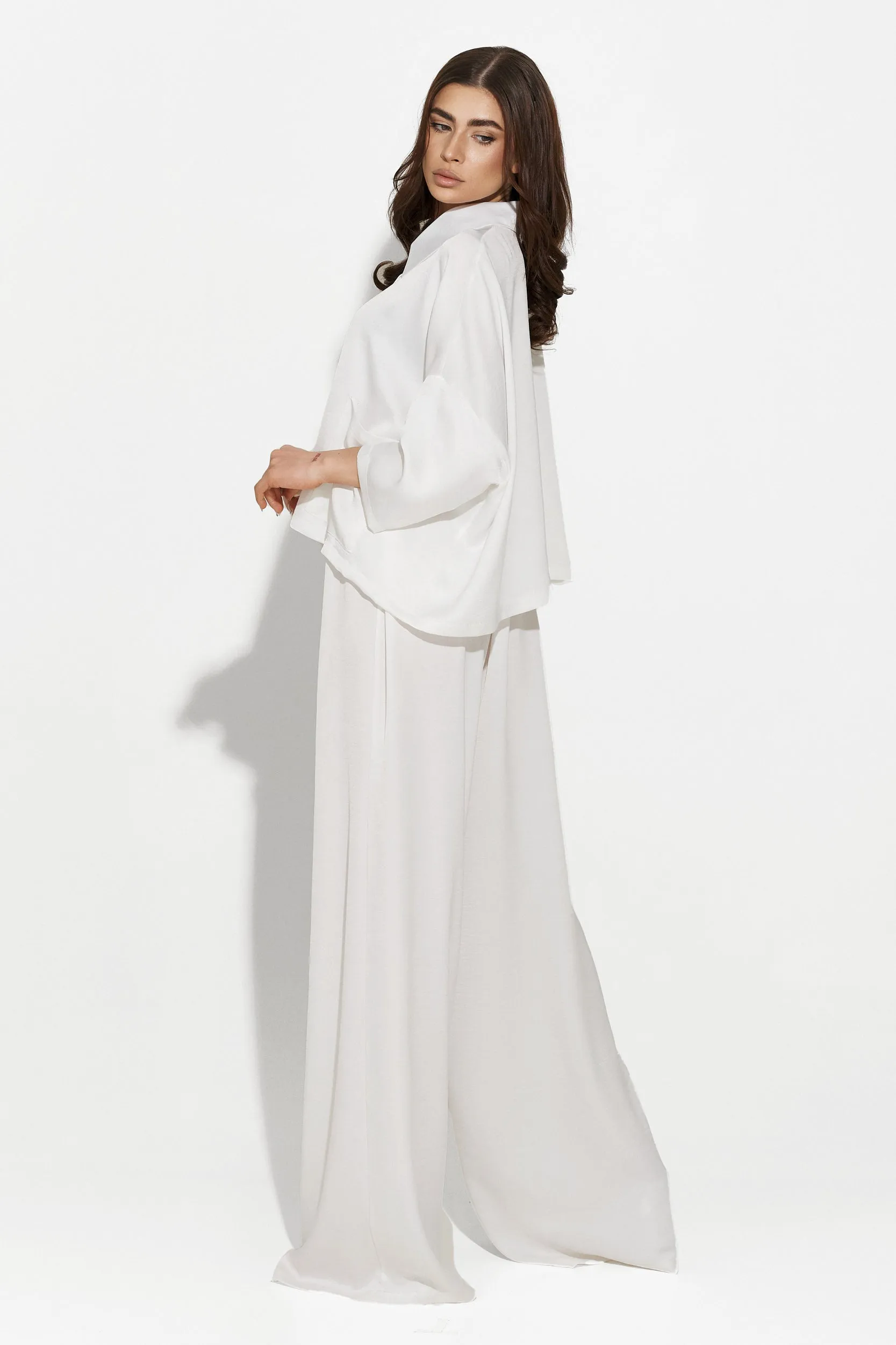 Compleu cu pantaloni dama casual alb Teresa Bogas sold by bogas product image thumbnail 4