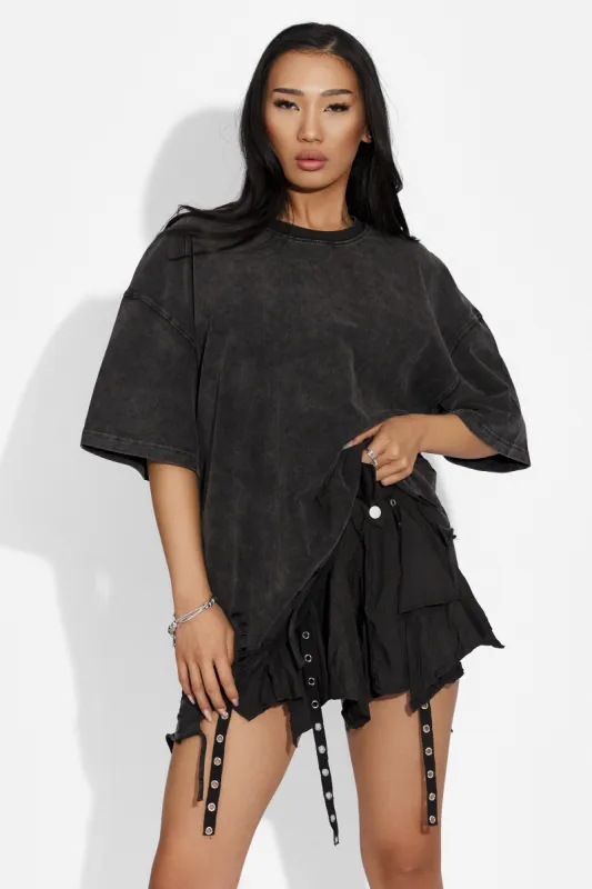 Tricou dama casual negru Riane Bogas sold by bogas