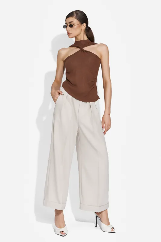 Pantaloni dama eleganti gri Apelas Bogas sold by bogas