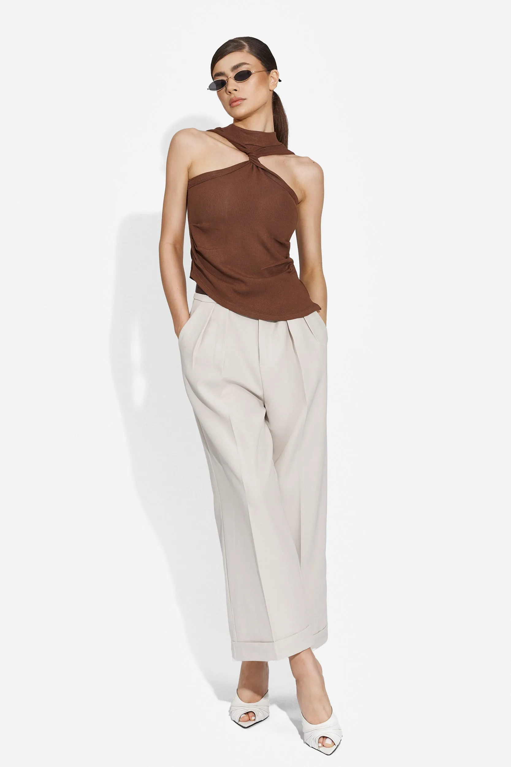 Pantaloni dama eleganti gri Apelas Bogas sold by bogas product image thumbnail 3