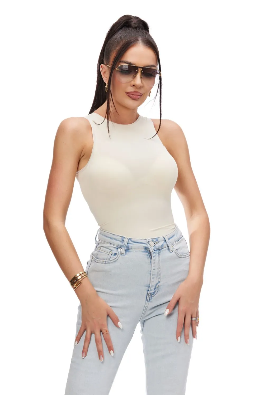 Body dama casual modelator bej Prevus Bogas sold by bogas product image thumbnail 4