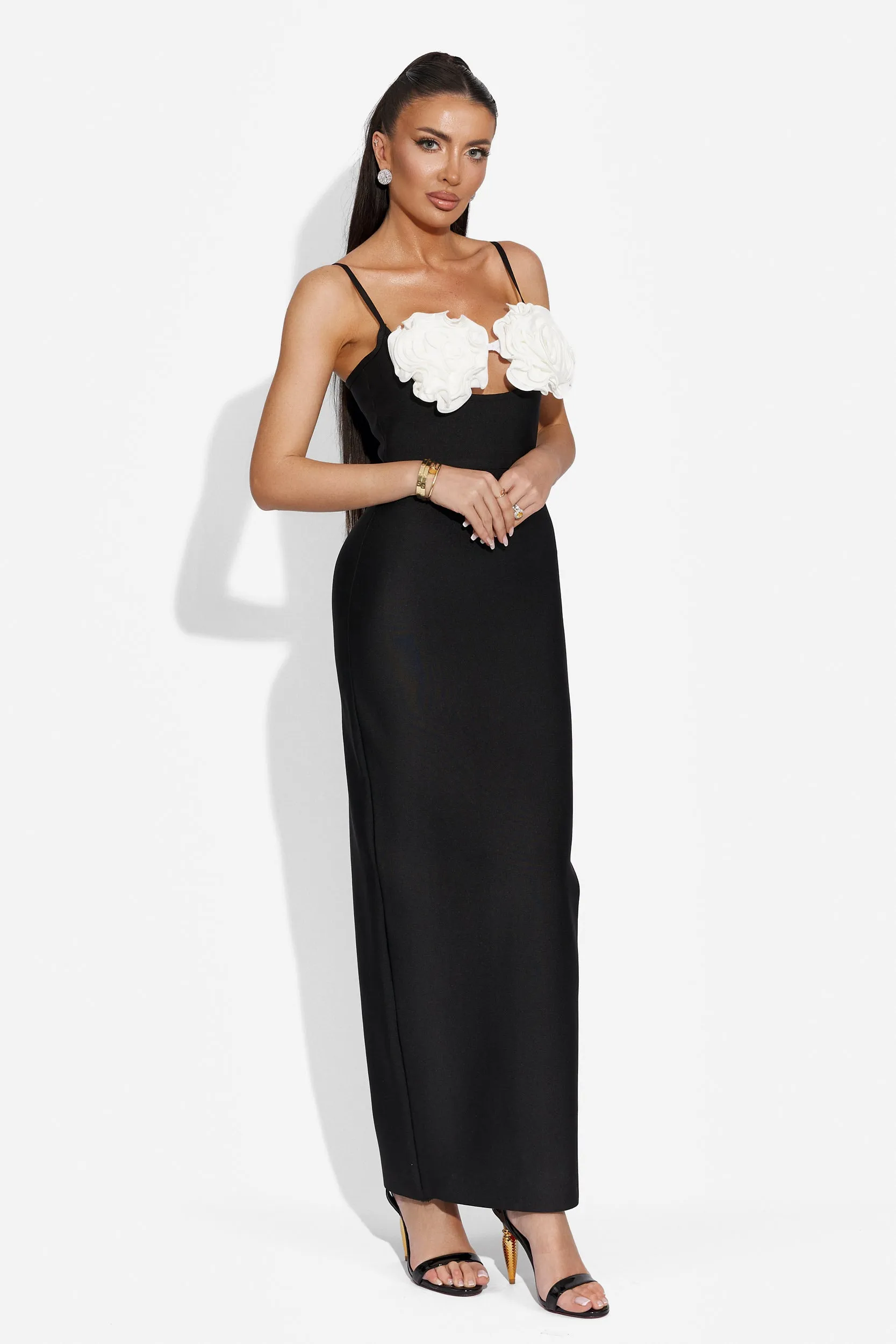 Rochie dama lunga neagra Welanya Bogas sold by bogas product image thumbnail 5