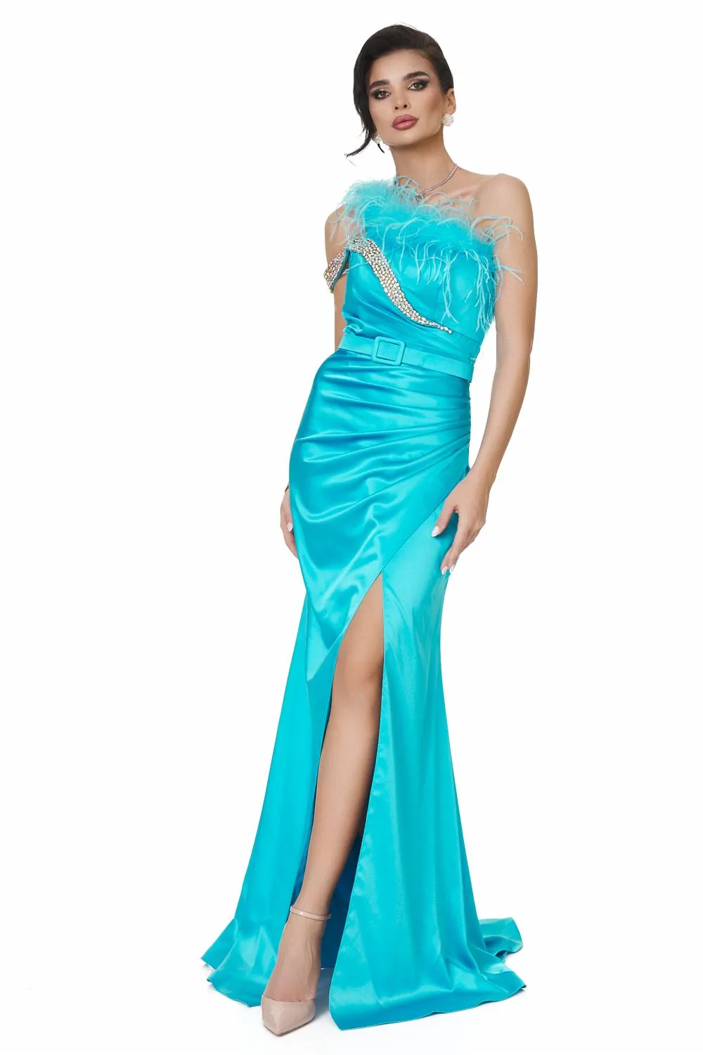 Rochie dama lunga albastra Vomisla Bogas sold by bogas product image thumbnail 5