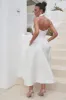 Rochie dama lunga alba Auriane Bogas sold by bogas