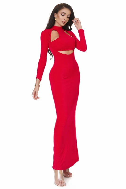 Rochie dama lunga lycra rosie Melisea Bogas sold by bogas