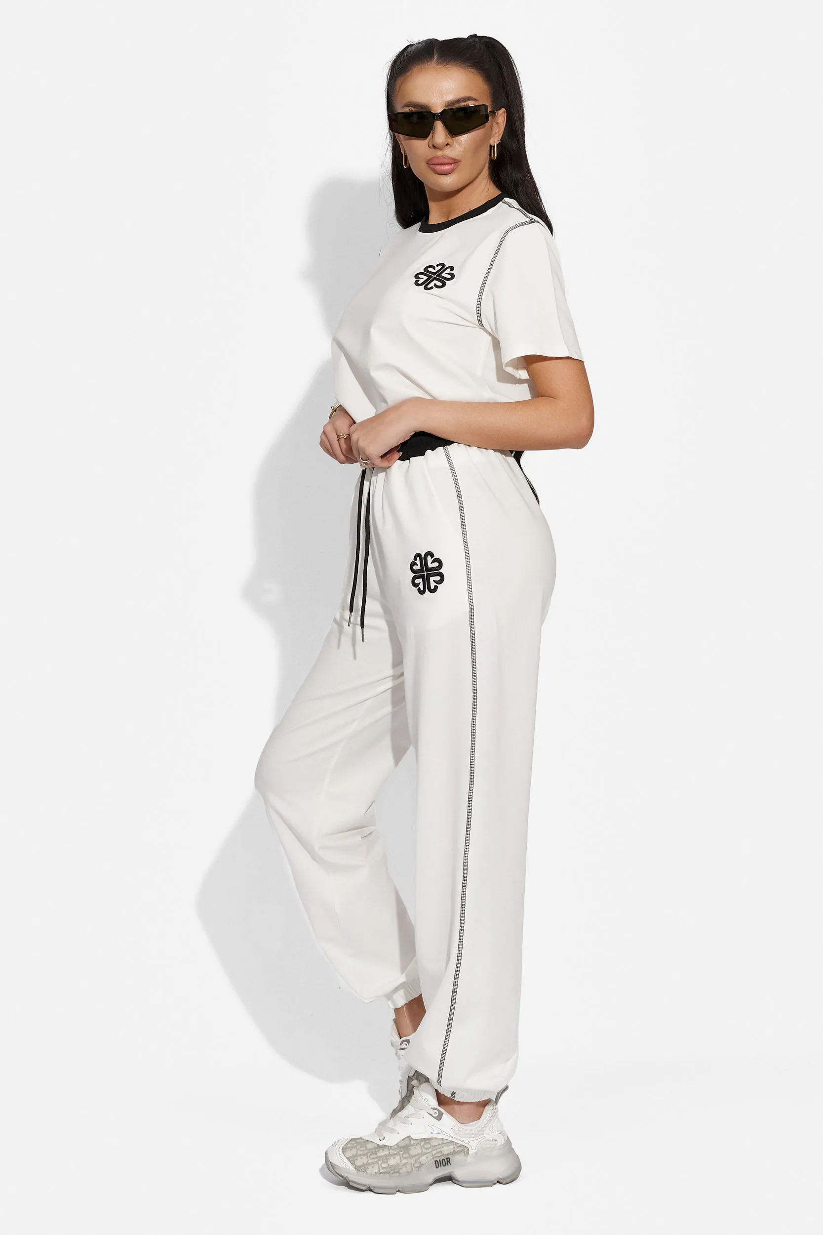 Trening dama casual alb Leonora Bogas sold by bogas product image thumbnail 5