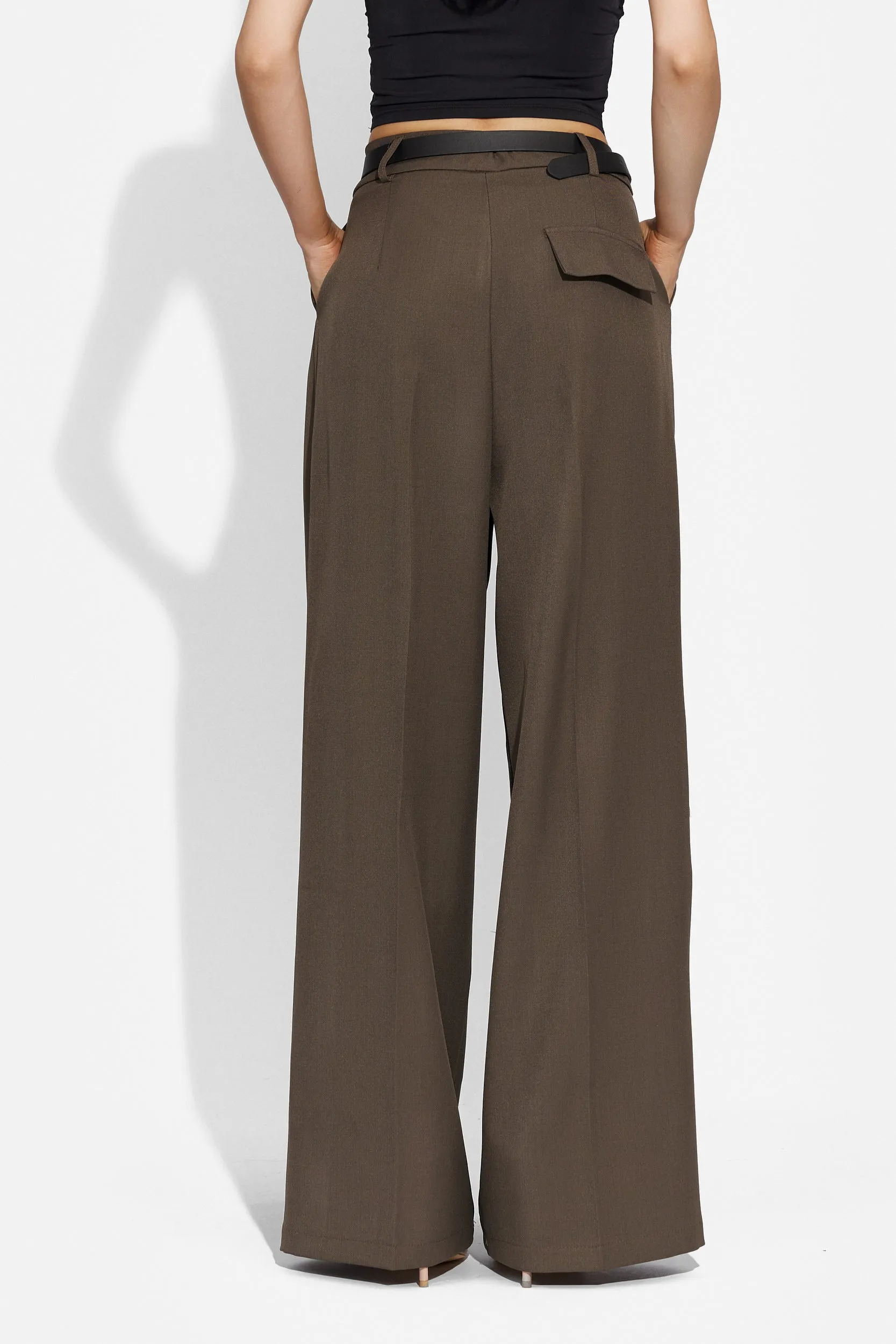 Pantaloni dama eleganti maro Pantsy Bogas sold by bogas product image thumbnail 2