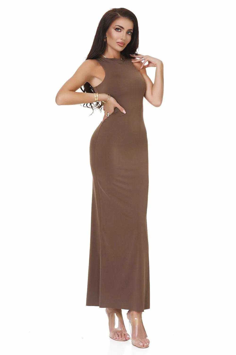 Rochie dama lunga kaki Prestele Bogas sold by bogas product image thumbnail 4