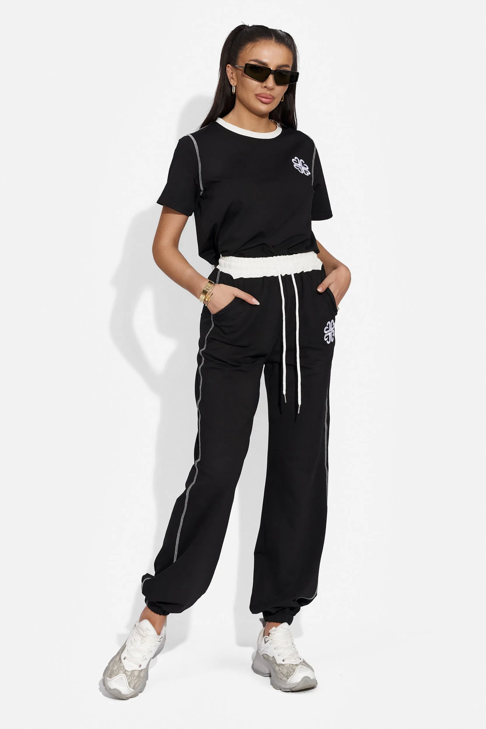 Trening dama casual negru Leonora Bogas sold by bogas