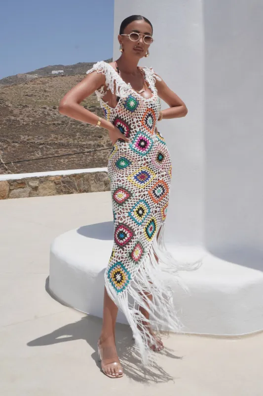 Rochie dama lunga alba Madelyn Bogas sold by bogas