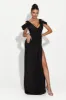 Rochie dama lunga neagra Soley Bogas sold by bogas