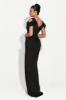 Rochie dama lunga neagra Soley Bogas sold by bogas
