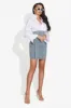 Rochie dama scurta alb bleu Wyne Bogas sold by bogas