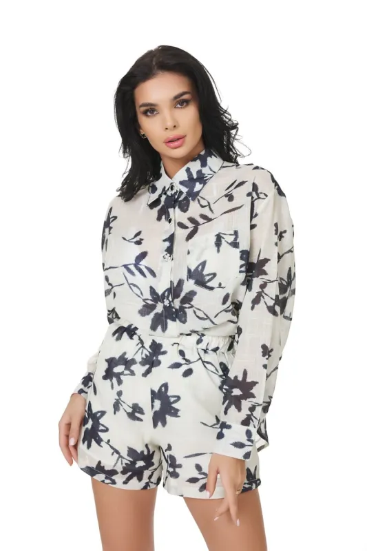 Compleu dama casual alb Hionia Bogas sold by bogas