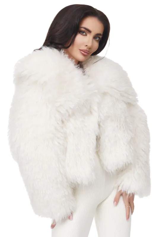 Haina de blana eleganta alba Laurete Bogas sold by bogas