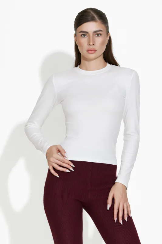 Bluza dama casual alba Adriene Bogas sold by bogas