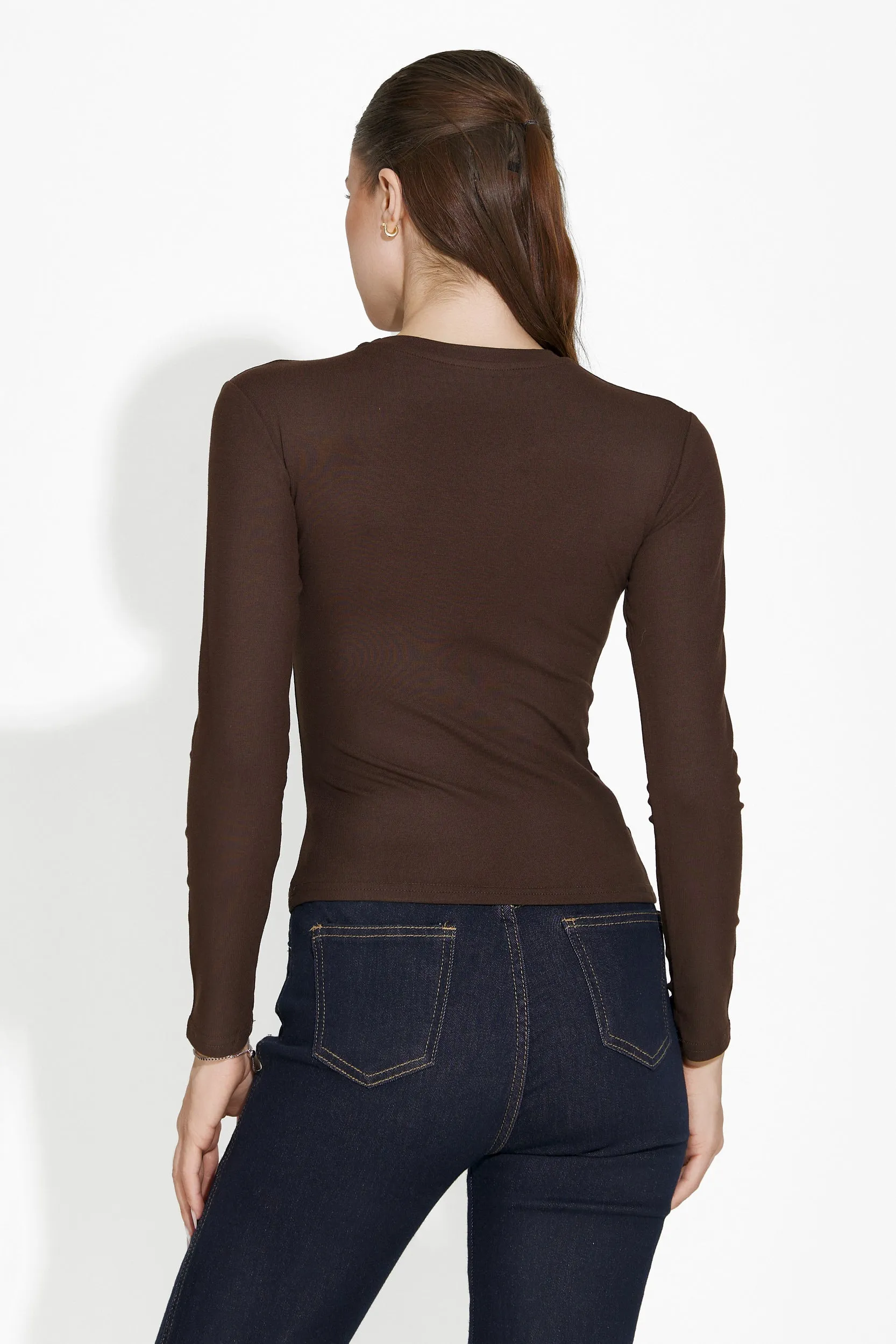 Bluza dama casual maro Adriene Bogas sold by bogas product image thumbnail 2