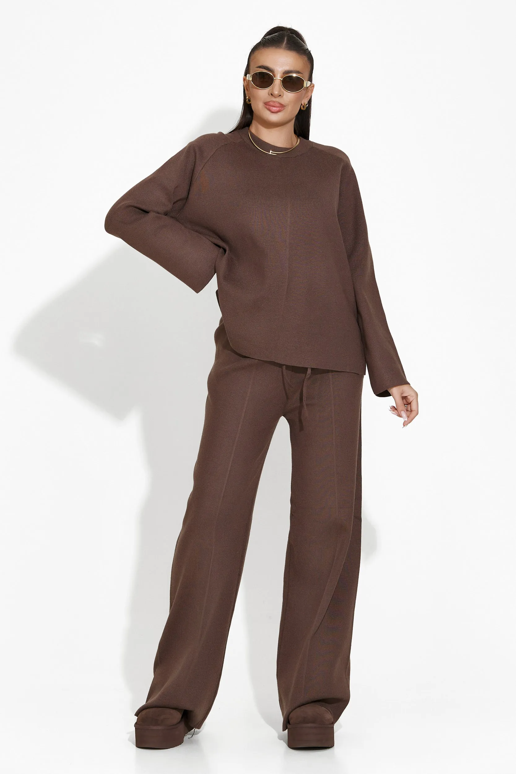 Compleu cu pantaloni maro Elisia Bogas sold by bogas product image thumbnail 5