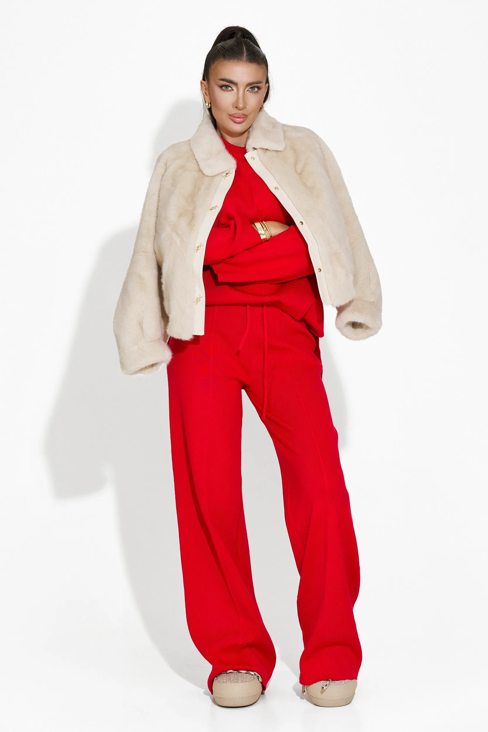 Compleu cu pantaloni rosu Elisia Bogas sold by bogas product image thumbnail 4