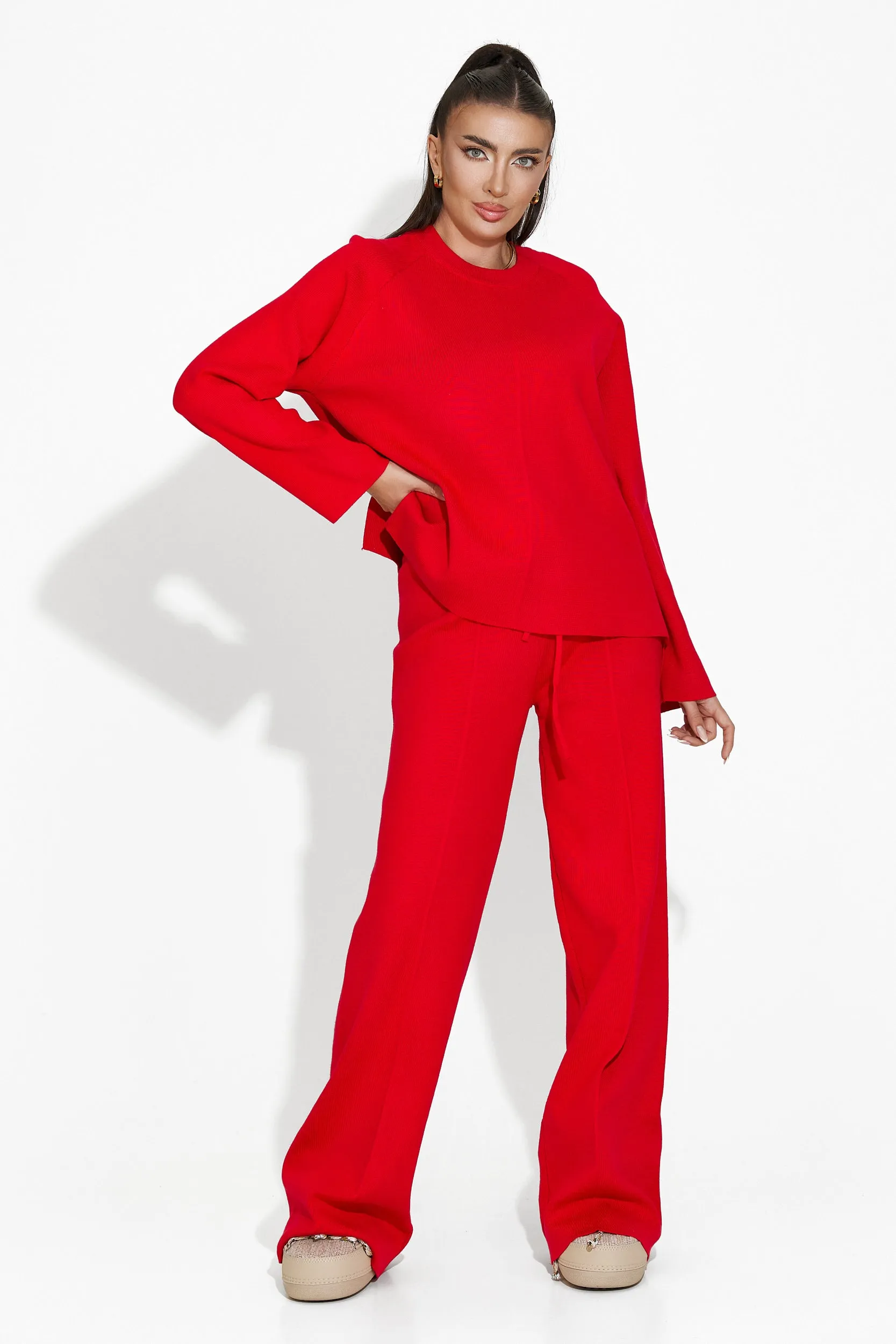 Compleu cu pantaloni rosu Elisia Bogas sold by bogas product image thumbnail 5