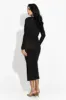 Rochie dama midi neagra Natacha Bogas sold by bogas