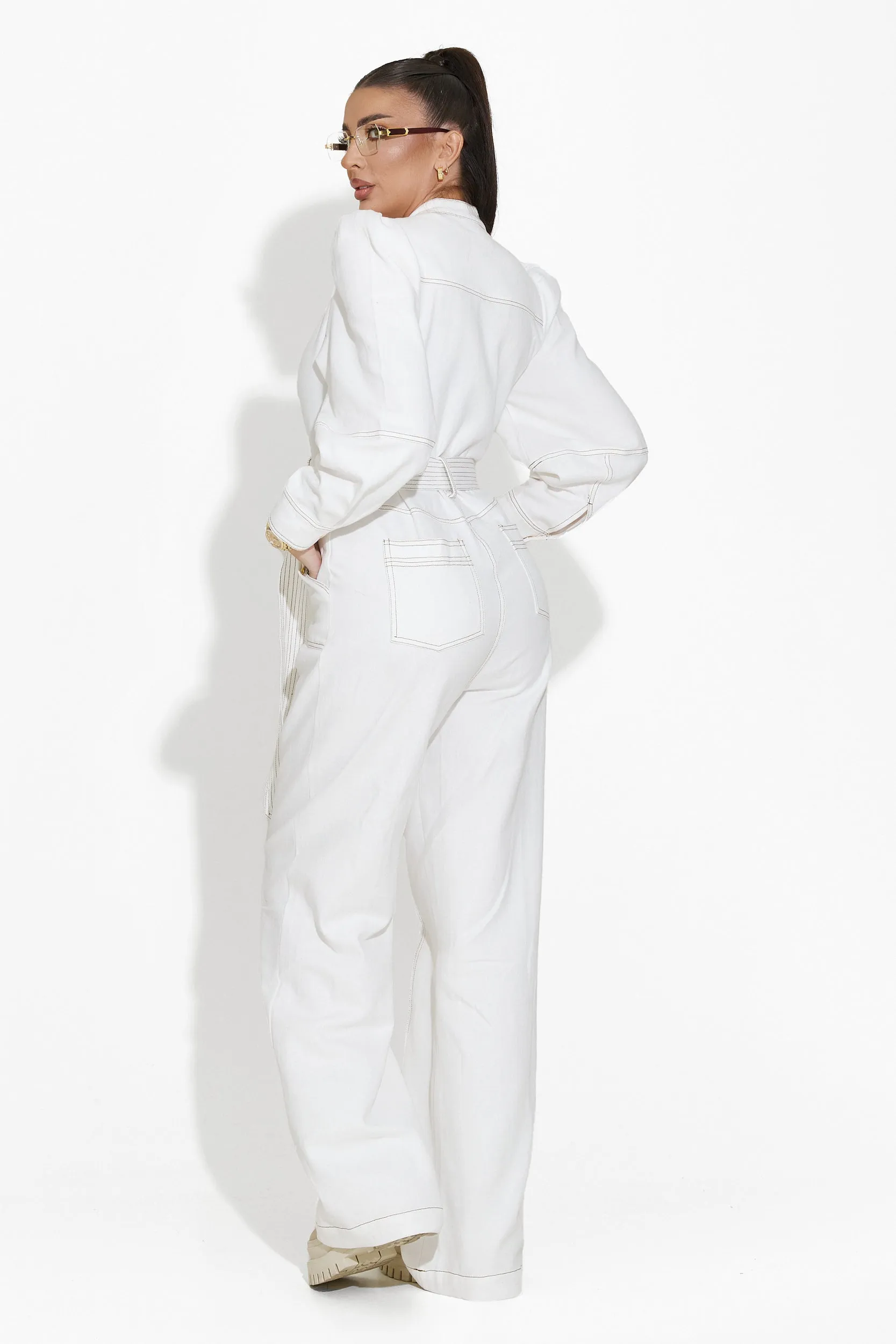 Salopeta dama casual alba Tuyet Bogas sold by bogas product image thumbnail 2