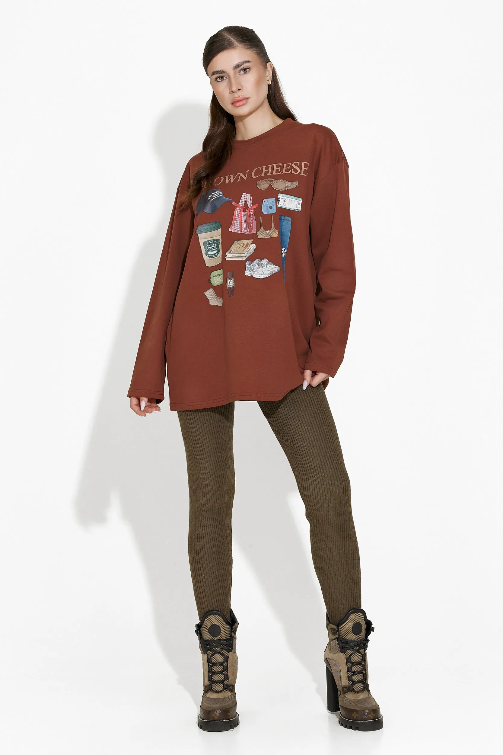 Colanti dama casual maro Athifa Bogas sold by bogas product image thumbnail 3