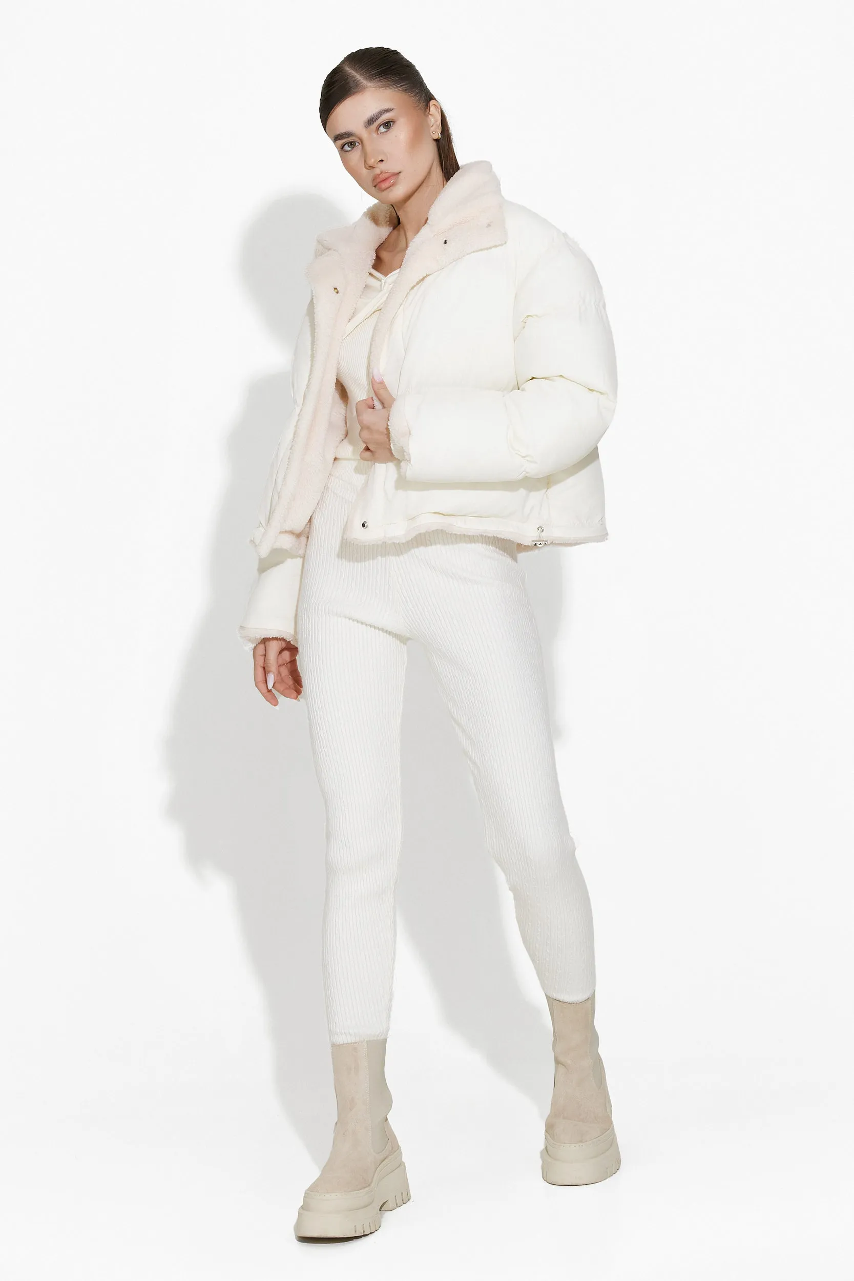 Geaca dama casual bej Naela Bogas sold by bogas product image thumbnail 5